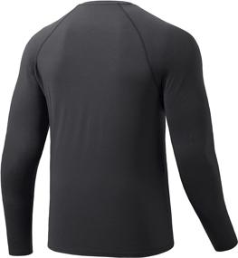 img 3 attached to Stay Warm and Comfortable with BASSDASH Men's Lightweight Thermal Base Layer Shirt: Ultra Soft, Quick Dry, and Underwear Top