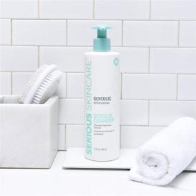 img 1 attached to 🧖 Serious Skincare 12 oz Glycolic Cleanser for Optimal Results