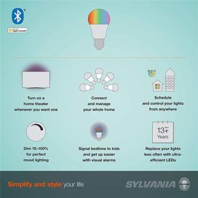 img 1 attached to 💡 Enhance Your Lighting Experience with the SYLVANIA SMART 74484 Bluetooth Adjustable