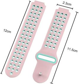 img 3 attached to Fitfree Watch Band Compatible With Garmin Forerunner 735XT 235 235Lite 230 220 620 630 Approach S20 S5 S6