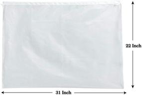 img 3 attached to Jillmo Extra Large Reusable Brew Bag, 2 Pack (31”X22”), New Version