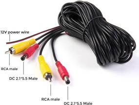 img 3 attached to RCA Video Cable Wire For Backup Camera (C005-10M/30FT)