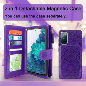 img 2 attached to Harryshell Detachable Magnetic Leather Samsung Cell Phones & Accessories