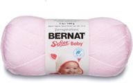 bernat softee baby yarn, 5 oz, pink, 1 ball - soft and delicate yarn for baby projects logo