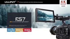 img 3 attached to VIVITEQ LILLIPUT FS7 7 inch Full HD 📷 4K HDMI Camera Field Display Monitor | USA Official Seller