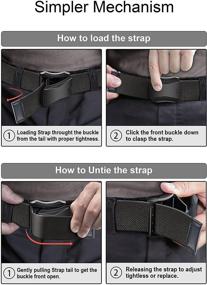 img 1 attached to Kemisant Military Tactical Stretchable Upgrated Men's Accessories for Belts