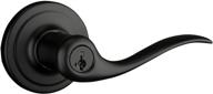 enhance your door with kwikset 97401-026 740tnl 514 smt door lever in iron black логотип