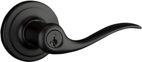 img 4 attached to Enhance Your Door with Kwikset 97401-026 740TNL 514 SMT Door Lever in Iron Black