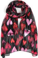 🎀 charming valentine women's accessories: print weight scarves ribbon for scarves & wraps logo