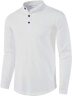 discover stylish & comfortable muse fath sleeve placket t shirt in white xxl size for men's clothing logo