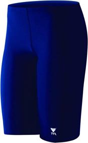 img 1 attached to 🩲 TYR Sport Boys' Solid Jammer Swimwear