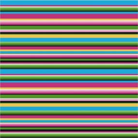 img 1 attached to 🌈 Vibrant Serape Vinyl Bundle: Striped Adhesive Sheets in Blue, Pink, Green, Yellow, and Black (4-12"x12")