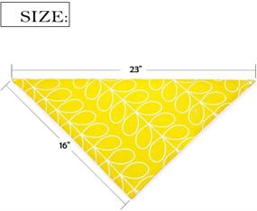 img 2 attached to CAROLLIFE Dog Bandana – 4Pcs-8Styles Reversible Triangle Bibs Scarfs: Colorful Neckerchiefs for Dogs and Cats