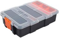 🔧 compact box storage organizer - home plastic toolbox for small parts, nails, screws, nuts, and bolts with compartments logo