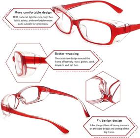 img 1 attached to 👓 Protective Safety Goggles for Pollen Eye Protection