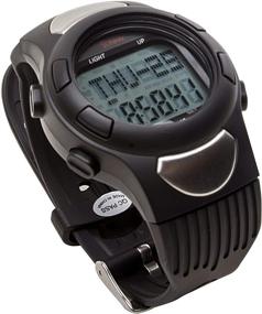 img 4 attached to Sunny Health & Fitness Pedometer Wrist Watch Black: Track Your Steps in Style!