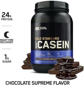 img 2 attached to 💪 Gold Standard 100% Micellar Casein Protein Powder - Chocolate Supreme, 2 lbs - Slow Digesting, Keeps You Full Overnight, Aids in Muscle Recovery (Packaging May Vary)
