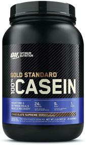 img 4 attached to 💪 Gold Standard 100% Micellar Casein Protein Powder - Chocolate Supreme, 2 lbs - Slow Digesting, Keeps You Full Overnight, Aids in Muscle Recovery (Packaging May Vary)