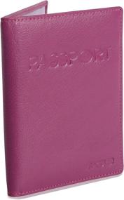 img 4 attached to SADDLER Leather International Passport Holder Travel Accessories in Passport Covers