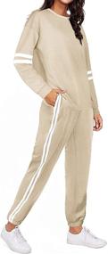 img 3 attached to 👖 Women's Lounge Sweatpants with Sleeve Pockets: Fashionable Women's Clothing, Jumpsuits, Rompers & Overalls