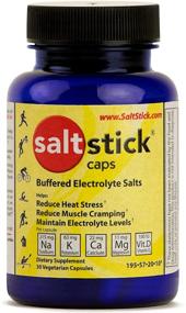 img 4 attached to 💊 SaltStick Electrolyte Replacement Tablets: Youth & Adult Athletes, Hiking, Camping, Sports Recovery - Vegetarian, Gluten Free, Non-GMO, Blue (Bottle of 30)