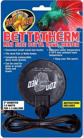 img 1 attached to 🐠 Zoo Med BettaTherm: Powerful 7.5 Watt Submersible Betta Bowl Heater for Optimal Comfort