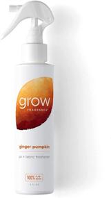 img 3 attached to 🍂 Grow Fragrance - Fall Limited Edition 100% Plant Based Air Freshener + Fabric Freshener Spray, with Natural Essential Oils - Ginger Pumpkin Scent, 5 oz.