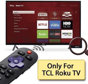 img 2 attached to 📺 TCL Roku TV Remote Replacement - RC280 and RC282 for Enhanced Smart LED TV Experience (55s405, 43s425, 40s325)