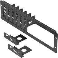 📦 19 inch 3u rack mount for raspberry pi 4 - support 12 units of all raspberry pi b/b+ models, extendable with 8 mounting plates - uctronics logo