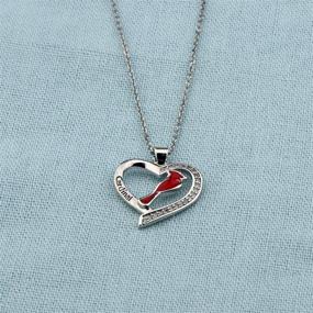 img 1 attached to 🕊️ Sympathy Memorial Gift - Cardinal Bird Jewelry Necklace for Remembrance and Love