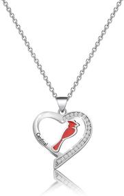 img 4 attached to 🕊️ Sympathy Memorial Gift - Cardinal Bird Jewelry Necklace for Remembrance and Love