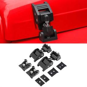 img 4 attached to Idain Aluminum Latches Wrangler 1997 2006