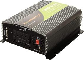 img 3 attached to 💡 1000W Powermax Pure Sine Wave DC to AC Power Inverter - Metallic Silver, Model: 1000W