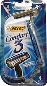 img 2 attached to 🪒 Bic Comfort 3 Pivot Sensitive Skin Triple Blade Shavers Pack of 4