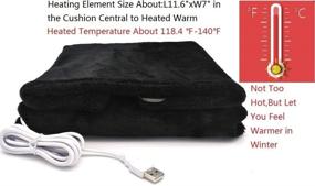 img 2 attached to 🔥 Alibuy USB Heating Pad Cushion: Cozy Heated Throws for Instant Indoor Cold Relief