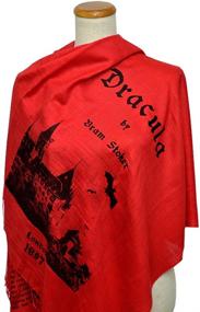 img 3 attached to 🧛 Stunning Dracula Scarf Wrap Shawl by Bram Stoker - An Elegant Must-Have!