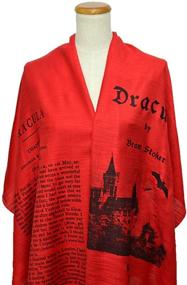 img 1 attached to 🧛 Stunning Dracula Scarf Wrap Shawl by Bram Stoker - An Elegant Must-Have!