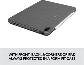 img 2 attached to Logitech Combo Touch IPad Air (4Th Gen - 2020) Keyboard Case - Detachable Backlit Keyboard With Kickstand