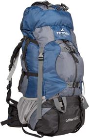 img 3 attached to 🎒 TETON Sports Outfitter 4600 Ultralight Internal Frame Backpack – Unleash the Power of the Ultimate Outdoor Companion; Perfect for Hiking, Camping, and Travel; Includes Sewn-In Rain Cover, Navy Blue, 35.5-Inch x 14.4-Inch x 14-Inch