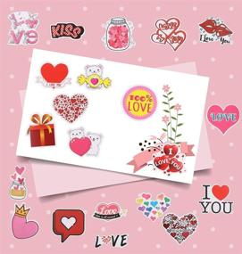 img 3 attached to ❤️ 100pcs FaCraft Love Sticker: Heart-Shaped Scrapbook Sticker for Valentine's Day Decor & Couple Planner