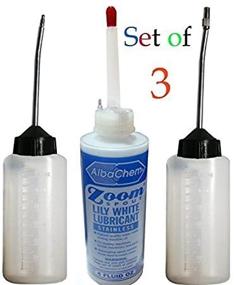 img 2 attached to 🧴 Set of 3 Machine Lubricant Oil Dispensers with Convenient Zoom Spout for Precise Oil Application