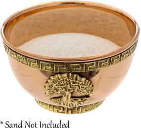 img 2 attached to 🌳 Versatile Tree of Life Copper Offering Bowl for Altar Use, Rituals, Incense, Decoration, and More