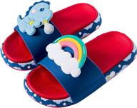 yinbwol unicorn non slip slippers numeric_12_point_5 boys' shoes ~ sandals логотип