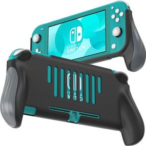 img 4 attached to 🎮 Gaming Case for Nintendo Switch Lite - JUSPRO Ergonomic Comfort Handheld Protective Grip, Portable Cover Accessories Compatible with Nintendo Switch Lite