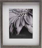 🖼️ mikasa gray gallery frame - elegant 11x14 frame with matting for 8x10 photos логотип