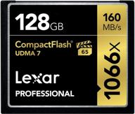 💨 высокоскоростная карта lexar professional 1066x 128 гб compactflash: оптимальная производительность для фотографов, видеографов и энтузиастов логотип