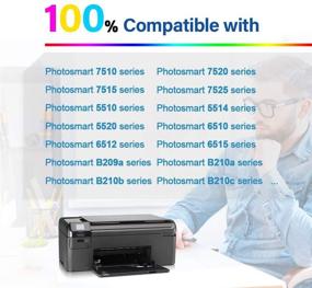 img 2 attached to 🖨️ S SMARTOMNI Совместимый картридж 564XL Замена 10 шт. для принтеров HP DeskJet 3520, Officejet 4620, Photosmart 5520, 7520, 7525, 6515, 6510, D7560, B8550, C6380 - картридж чернил HP 564 XL