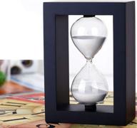 rectangle hourglass timer minute clock logo