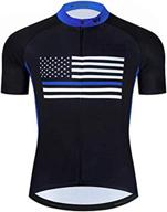 🚴 quick-dry men's mountain bike jersey - short sleeve mtb top, with 3 rear pockets for cycling logo