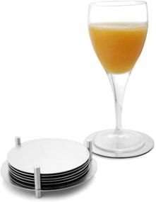 img 2 attached to 🍽️ King International Stainless Steel Coasters Set